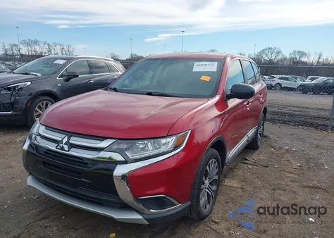 2016 Mitsubishi Outlander Es из США, поврежденный, VIN JA4AZ3A36GZ039115